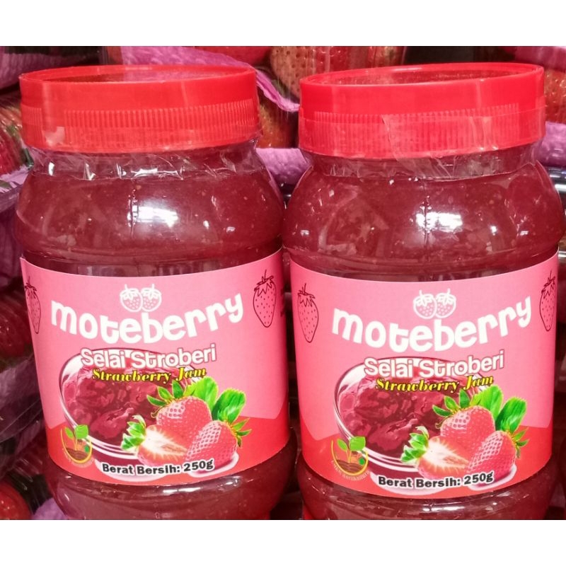 

selai stoberi toples 350gram