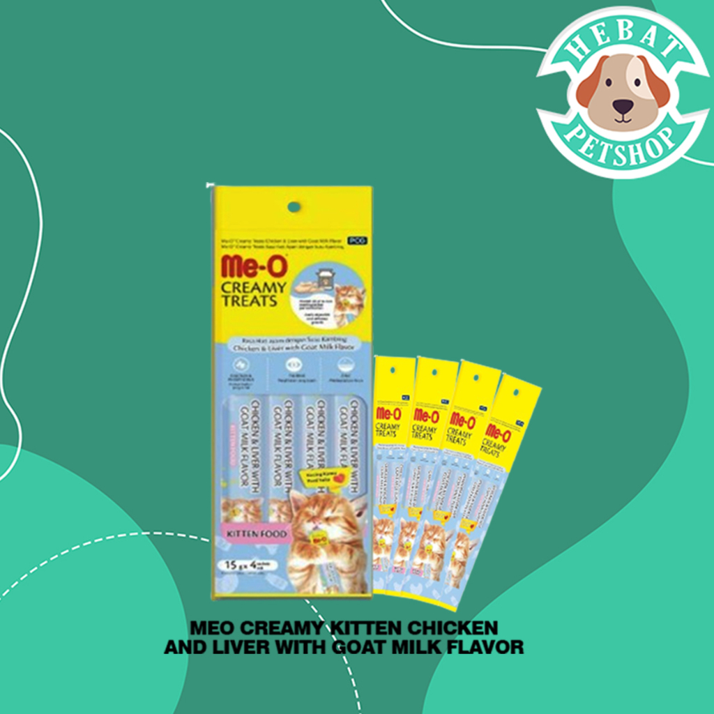 Makanan Kucing Meo Creamy Treats Chicken Kitten 60gr