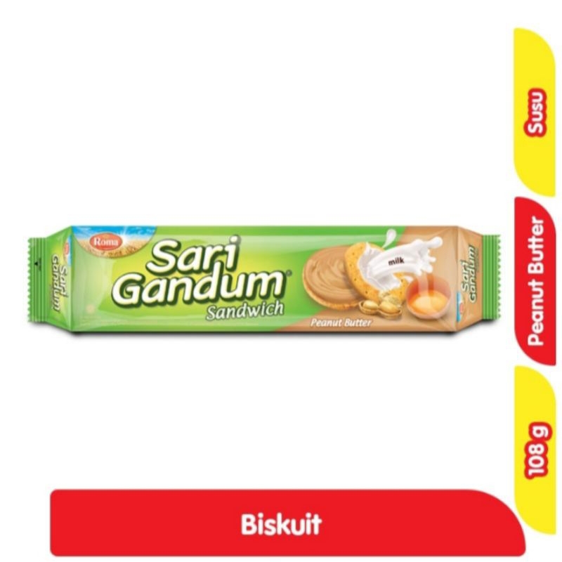 

Roma biskuit gandum 108gr