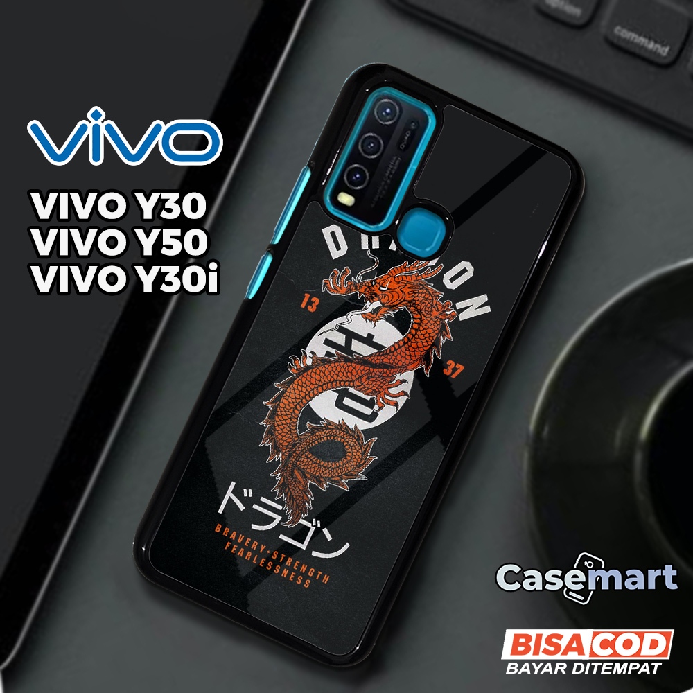 Case VIVO Y30 Y50 Y30i Casing VIVO Y30 Y50 Y30i Casemart [DRGN] Case Glossy Case Aesthetic Custom Ca