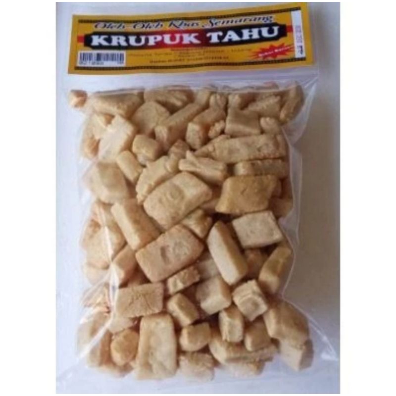 

krupuk tahu kotak, renyah gurih, enak