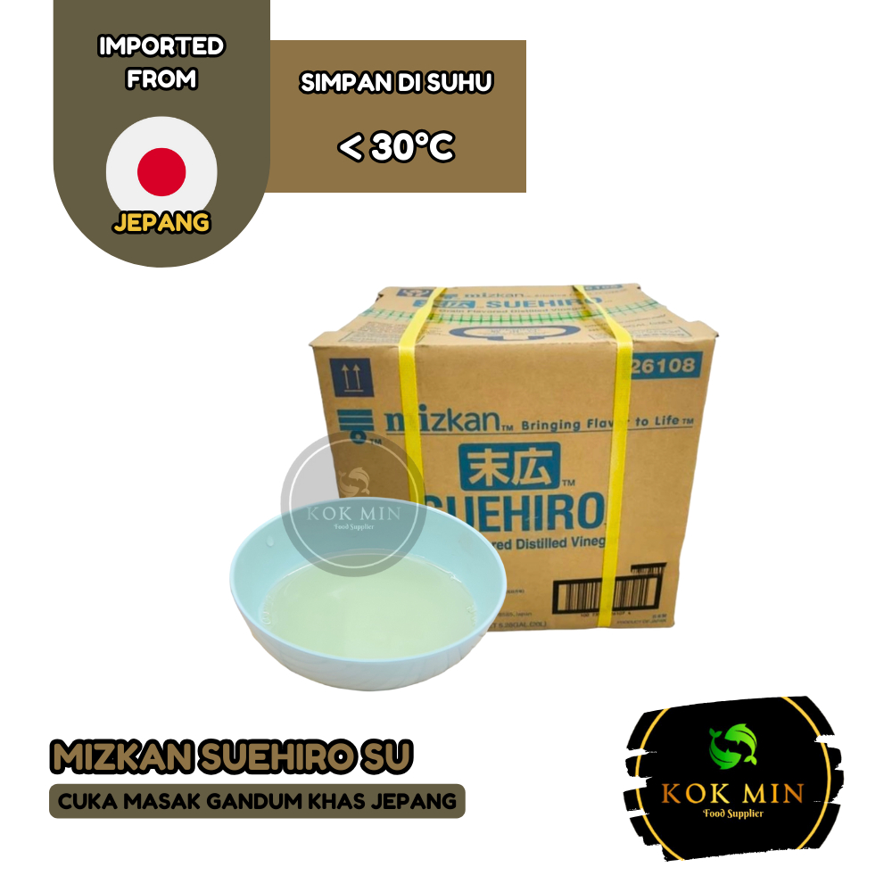 

Mizkan Suehiro Su / Cuka Masak Gandum / Grain Flavour Vinegar - 500 ml