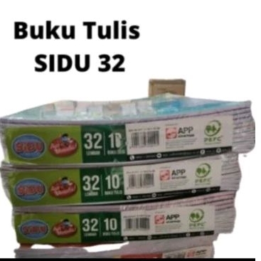 

BUKU TULIS SIDU 32 LEMBAR ( 1 PAK ISI 10 BUKU)