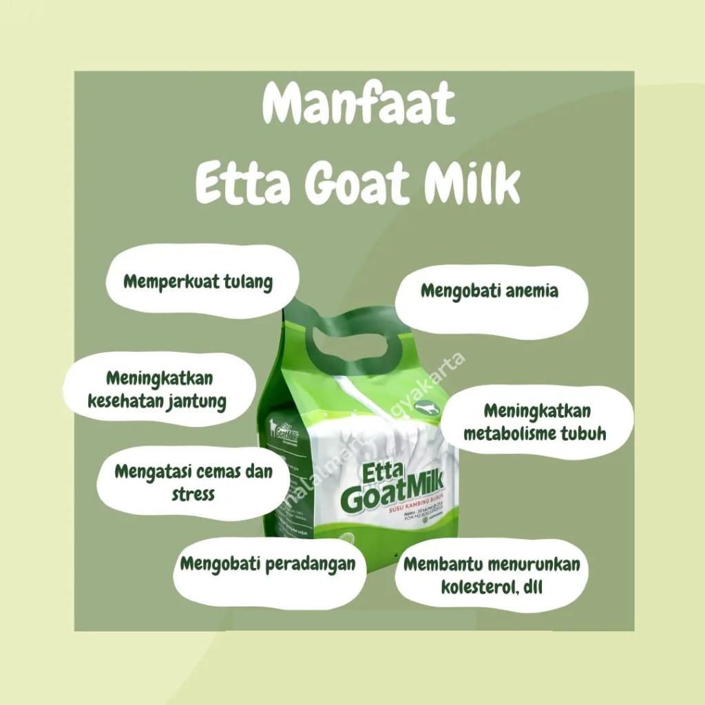 

MENAMBAH BERAT BADAN ( GEMUK) - SUSU KAMBING ETTAWA ETTA GOAT MILK