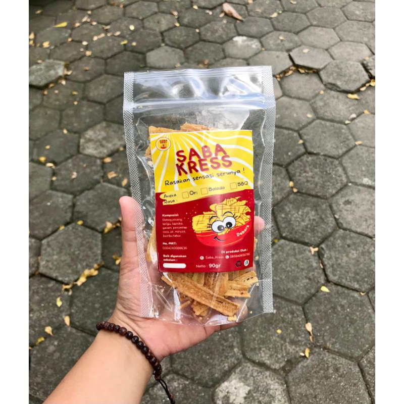 

Keripik debog pisang saba halal, lezat, dan bergizi//netto 70gr//