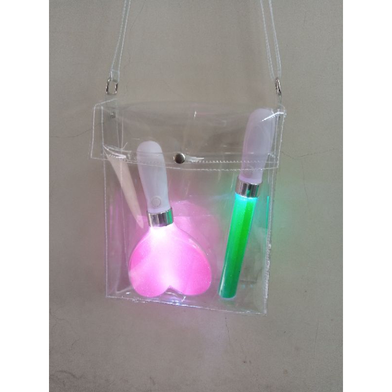 tas slempang transparant tas konser wanita