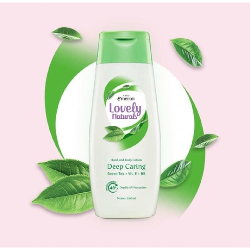 Emeron Lovely Natural Green Tea Botol 200ml