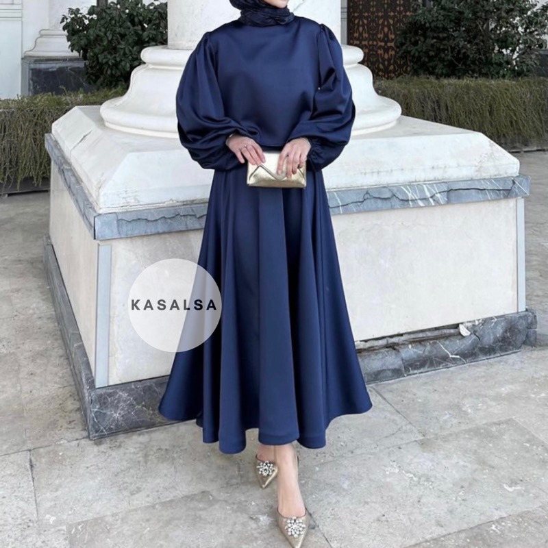 Kasalsa.id - HEEZA OUTFIT SET WANITA ATASAN CROP ROK PANJANG