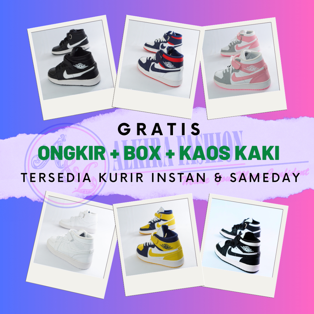 Sepatu Sneaker Anak Sekolah SD TK Laki2 Cowok Perempuan Cewek Umur Kelas 1 2 3 4 5 6 7 8 9 JDN 1