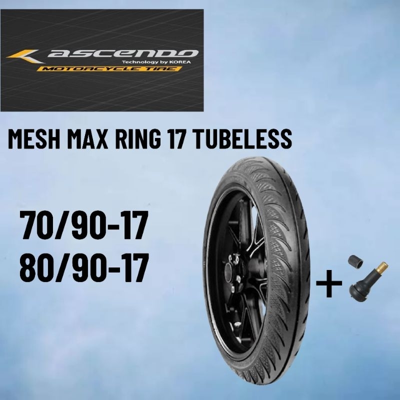 Ascendo Mesh Max Ring 17 Ban Motor Ring 17 Tubles