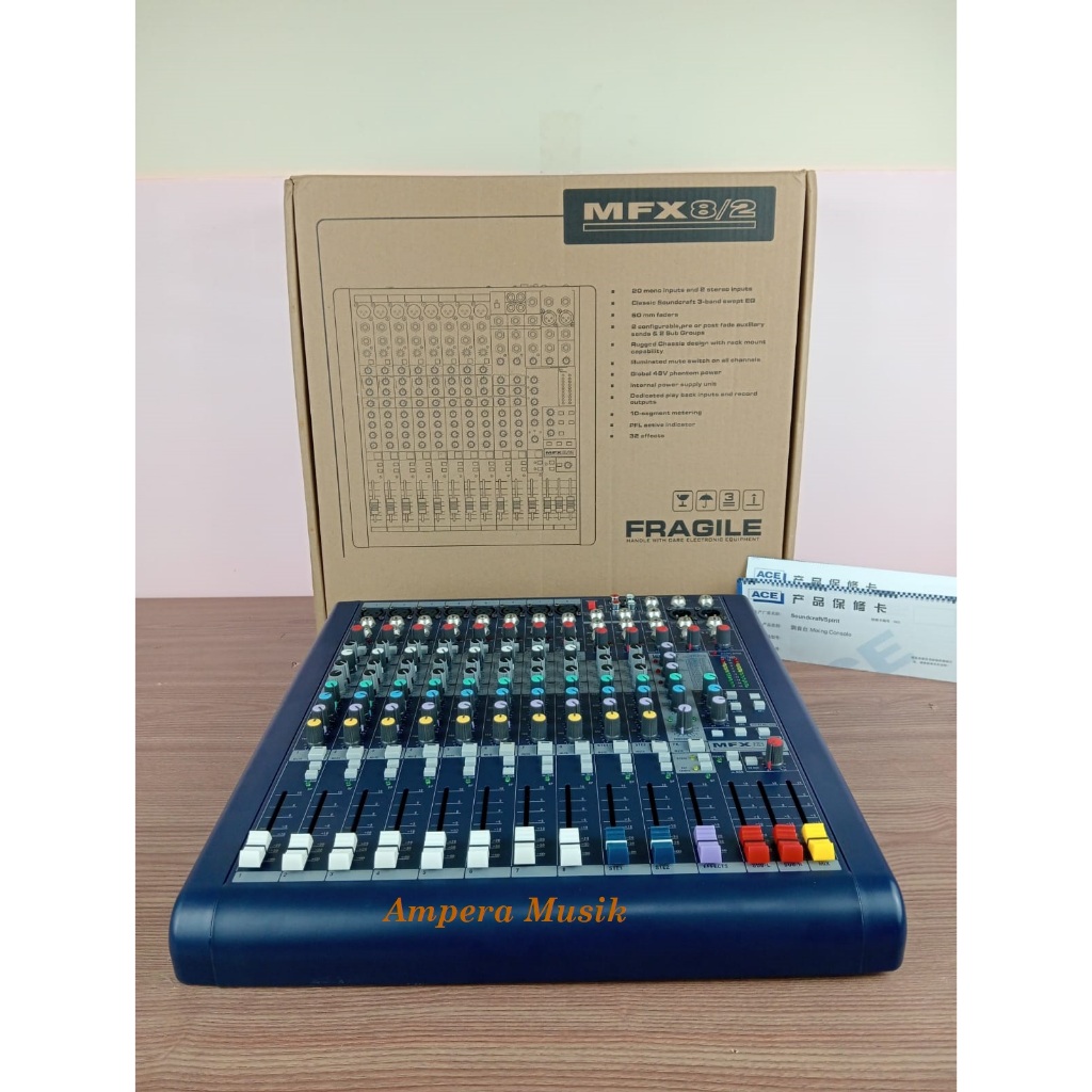 Mixer audio SOUNDCRAFT MFX 8/2 MFX8/2