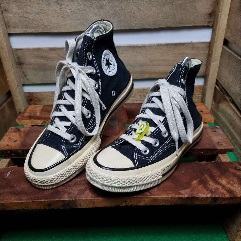 Sepatu CONVERSE  ALL Star 70s BLACK X EGRET 10 YEARS CORSO COMO SEOUL HIgh