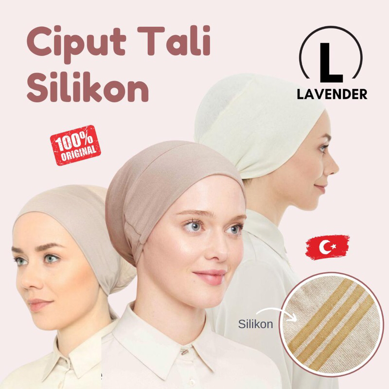 Ciput Turki Silikon Lavender | ciput rayon premium ciput viral premium ciput premium