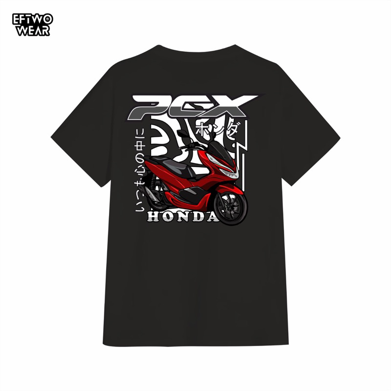 BAJU/KAOS DISTRO ORIGINAL CUSTOM HONDA PCX RACING UNLIMITED 24s