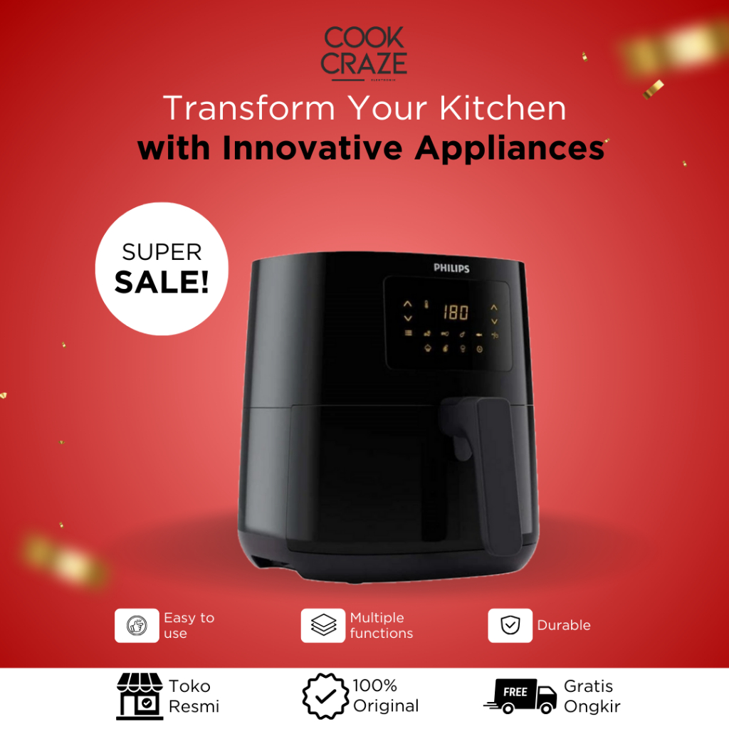 Philips Air Fryer Spectre HD9252/90 HD 9252 Digital Airfryer Low Watt Philips HD9252