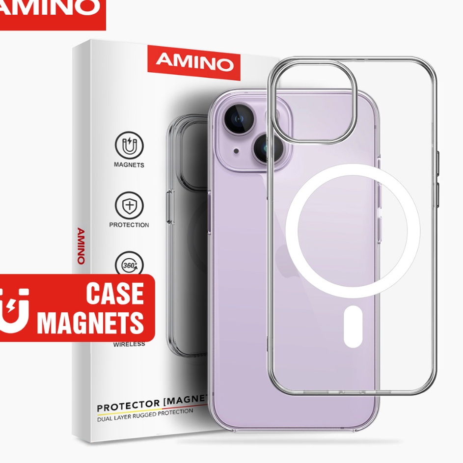 Beli Sekarang  AMINO Magnetic Case Untuk Iphone 11 11 Pro 11 Pro Max Clear Hybrid Bumper Casing