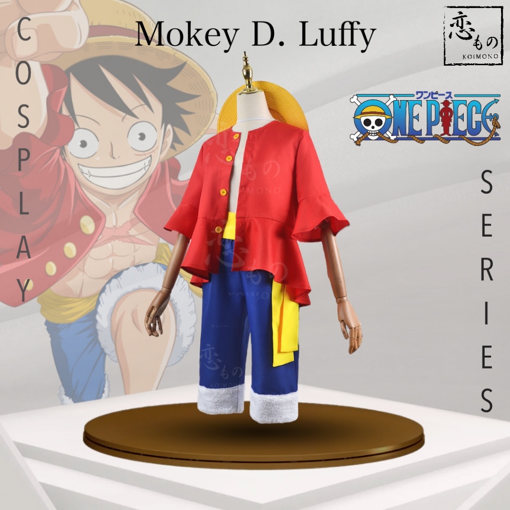 KOIMONO Kostum Cosplay Luffy One Piece / Costume Cosplay Monkey D Luffy One Piece
