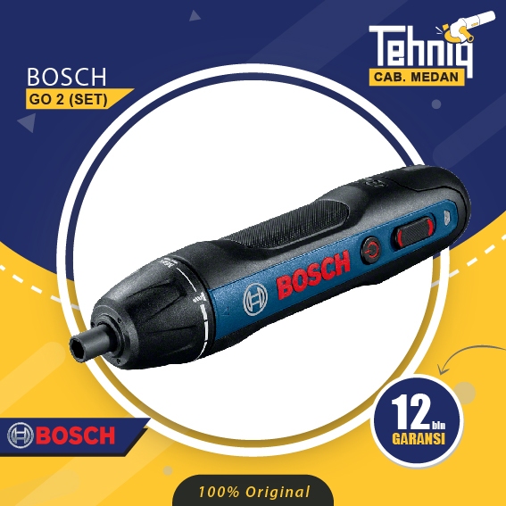 Bor Sekrup Baterai Bosch Go Gen 2 / Bosch Cordless Screwdriver Bosch Go 2