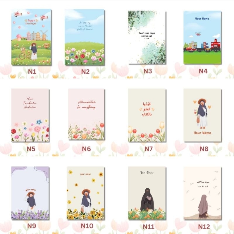 

Pilihan Laminasi & Custom Desain Cover Notebook Spiral