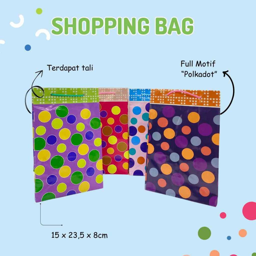 

Paper Bag Motif Polkadot