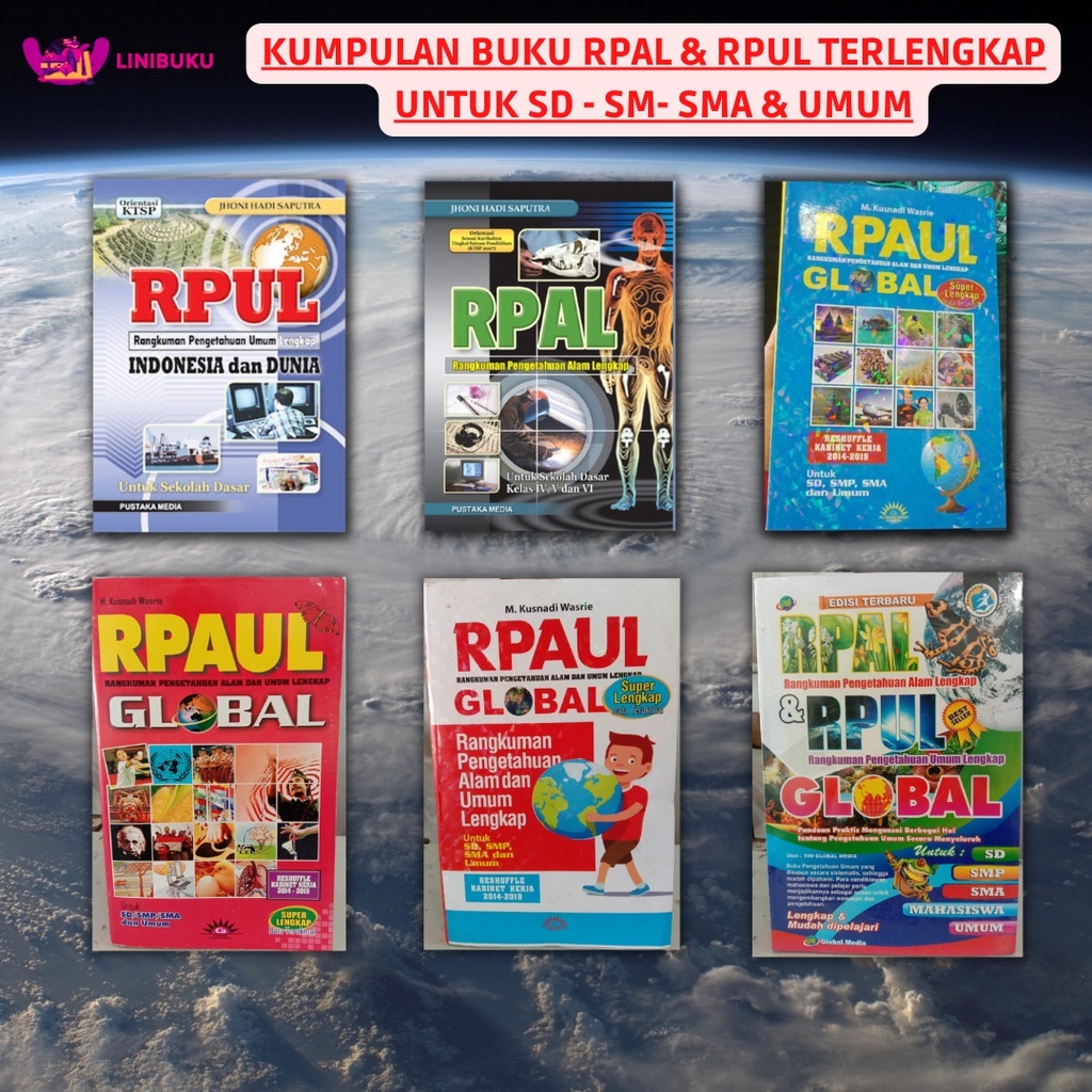 BUKU RPAL RPUL / RPAUL LENGKAP GLOBAL UNTUK SD - SMP - SMA dan UMUM - BUKU SEKOLAH