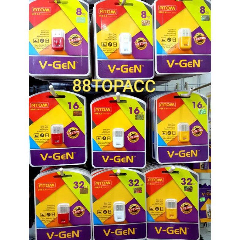 KODE Q7G8 Flashdisk Vgen 4GB 8GB 16GB 32GB 64GB  USB Flash Disk VGen  Original V Gen Waterproof