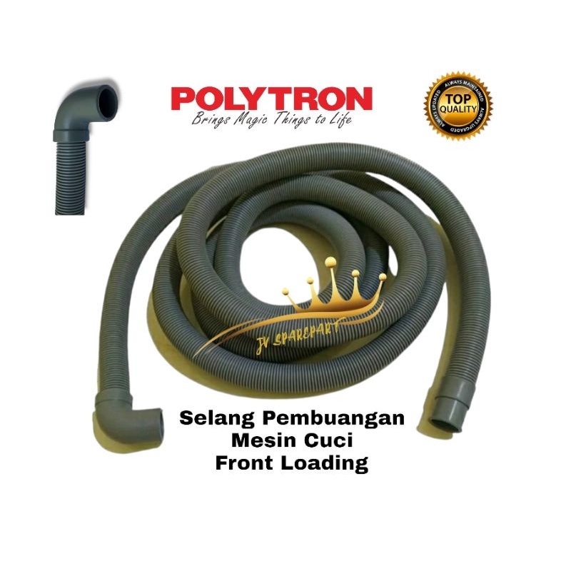 POLYTRON Front Loading 3M| Selang Pembuangan Mesin Cuci Front Loading POLYTRON