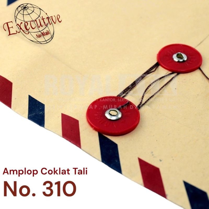 

Amplop Coklat Executive Tali E310 | @Harga=1Pcs