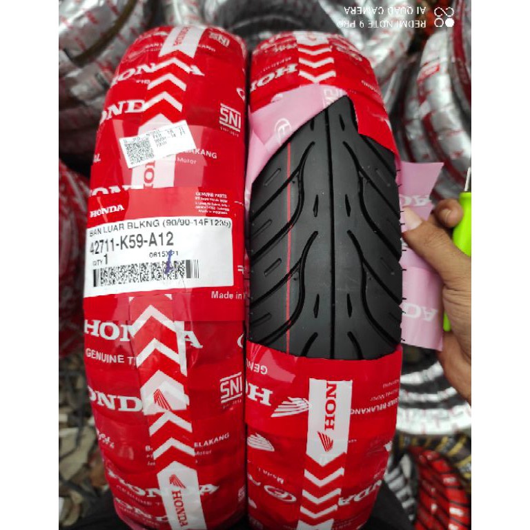 Terbaru Ban tubles matic asli honda federal matic 9914 FREE PENTIL untuk ban belakang matic beatvari