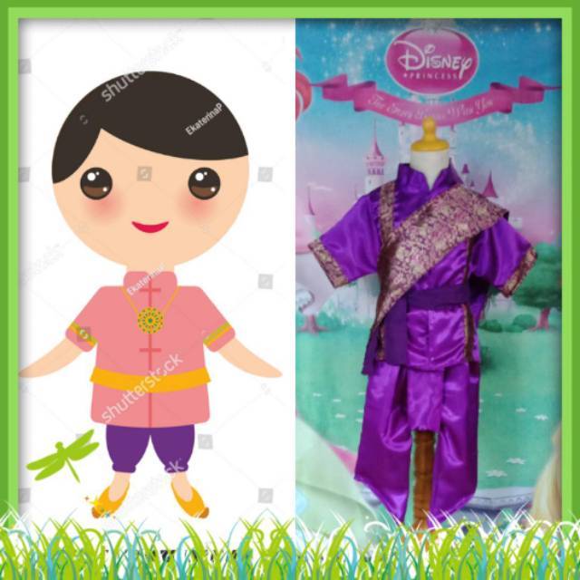 Baju Negara Thailand Boy/Baju Kostum Thailand Boy
