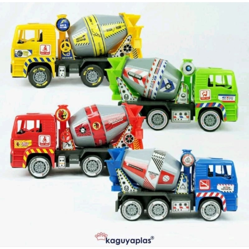 Mainan Mobil Konstruksi Mixer Truck/Truk Molen KGP 8081