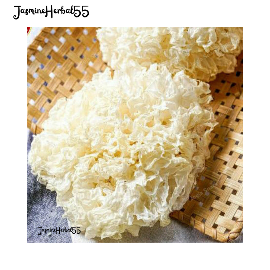 

Jamur Es Super/ Jamur Salju / Snow White Fungus/Jamur Putih Kering /Yin Er / Bai Mu Er