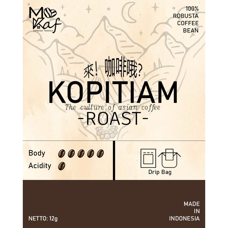 

MunKaf Kopitiam Original Taste Coffee Drip