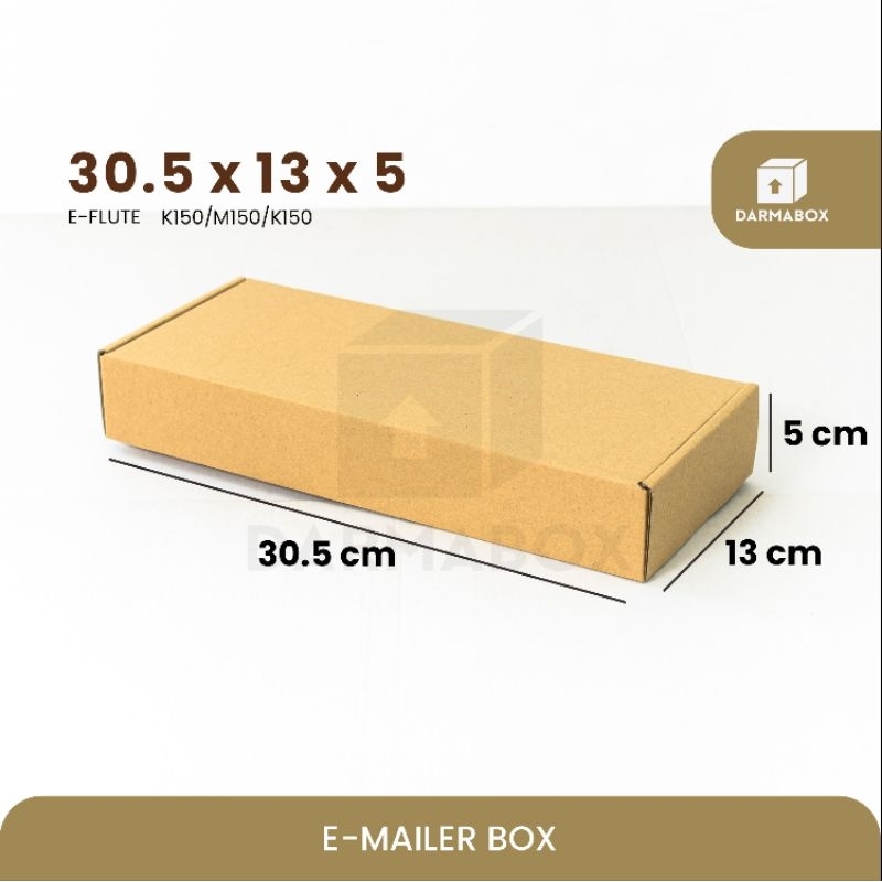 

Box 30,5x13x5 E-Flute K150 Packaging Sarung/Cake/Kopyah/Hampers/Kardus/ Box Pizza