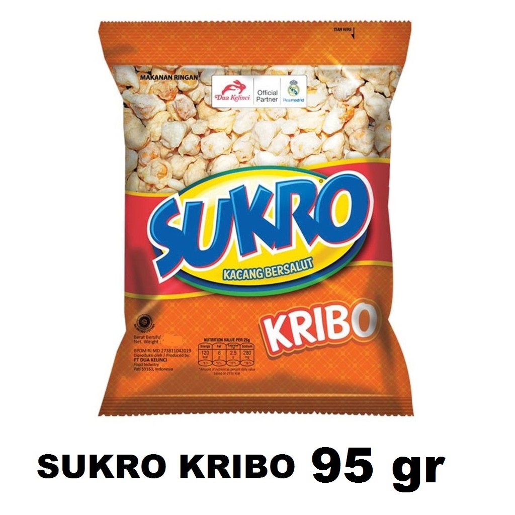 

Sukro Kribo Dua Kelinci Kacang Bersalut 95 gr #DTS