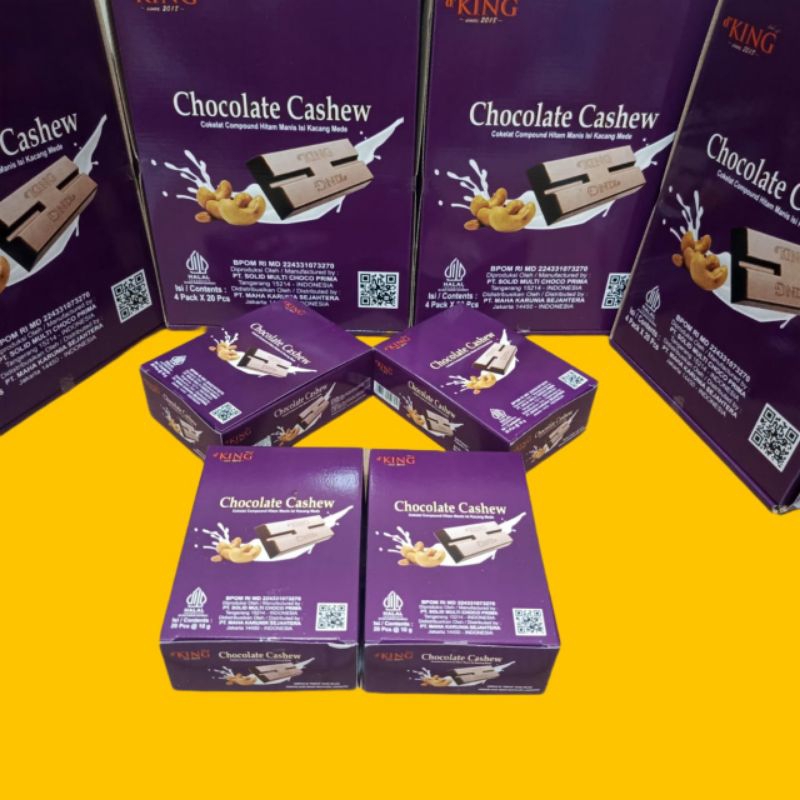 

Chocolate Cashew Cokelat Cashew d'KING