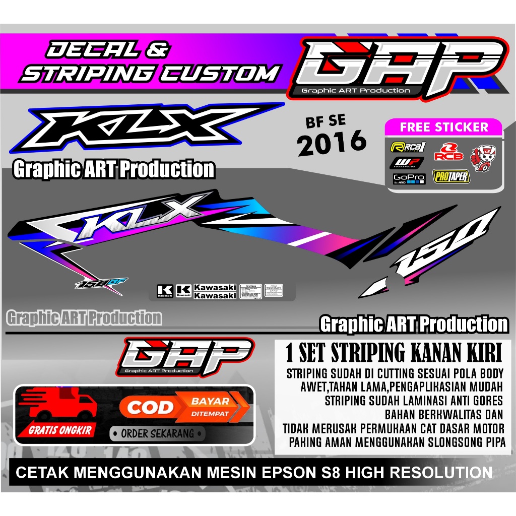 List Kawasaki KLX 2016 Bf