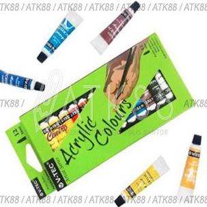 

Grab It Fast Cat Acrylic Vtec 6Ml 12 warna Cat Acrilic Vtec 6ml Cat Akrilik Vtec