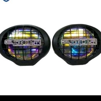 FOG LAMP LAMPU KABUT LA 305 PUTIH KUNING PELANGI LAMPU TEMBAK UNIVERSAL DLAA PUTIH KUNING PELANGI