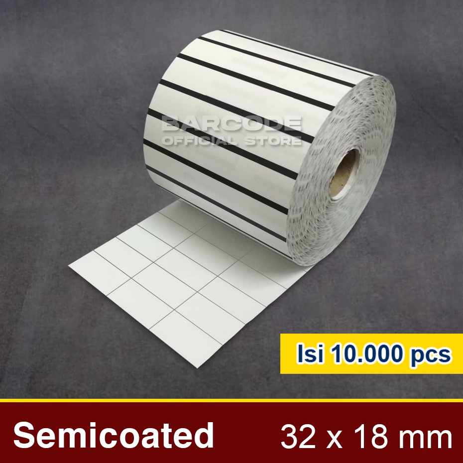 

Dijamin Murah Label Barcode 32 X 18 32x18 mm 32x18mm 3 Line Kertas Sticker Semicoated
