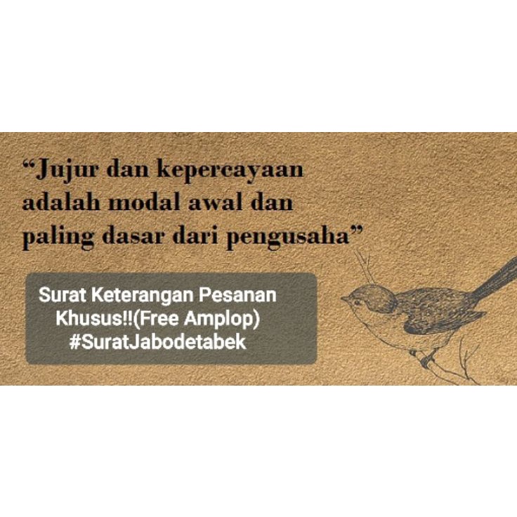 

Best Discount Surat Keterangan Pesanan KhususFree Amplop