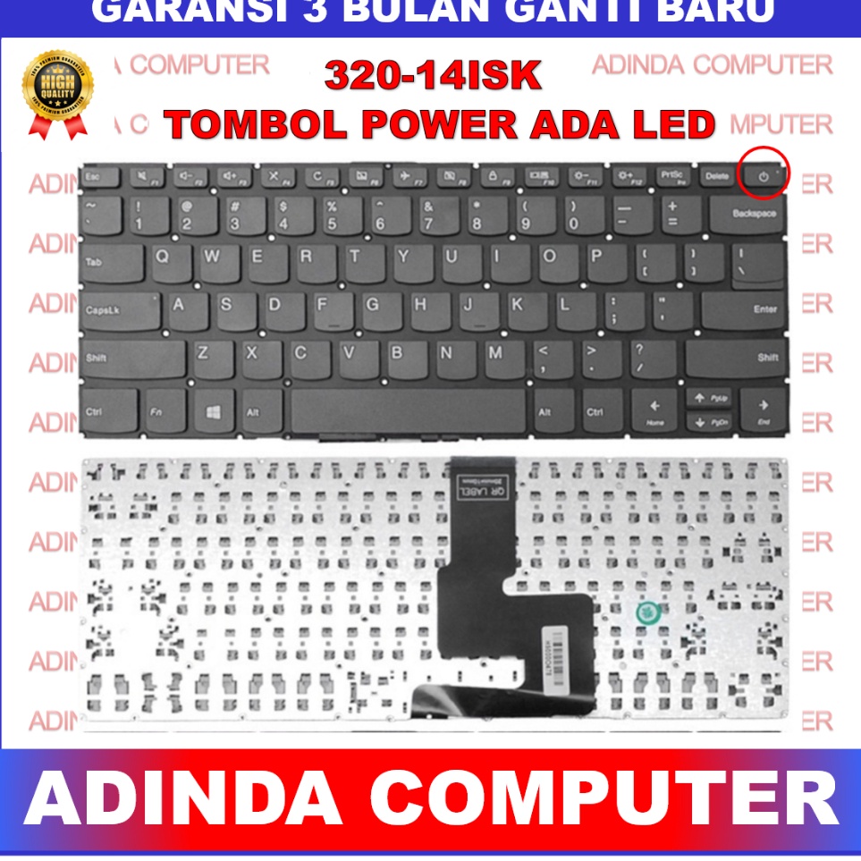 KODE L2M5 Keyboard Lenovo IdeaPad 3214 3214ISK 3214IKB 32S14IKB 3214AST 32S14IKBR 1314AST S14514IWL 
