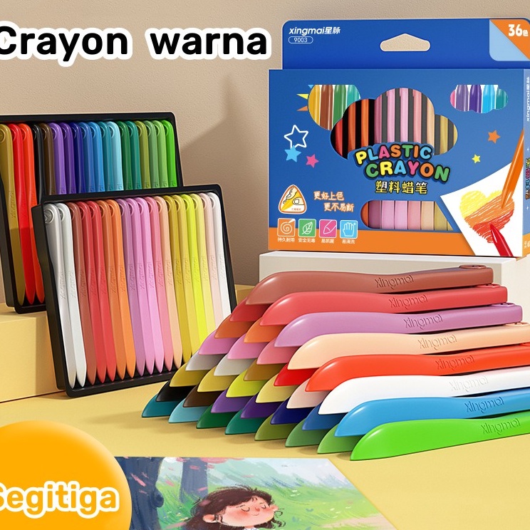 

Diskon Bulan Ini Plastic crayon triangle Crayon mewarnai anti air anti kotor tangan Pensil warna triangular Krayon plastik 12182436 aman untuk anak non toxic crayon Pena sekolah kantor pelajar