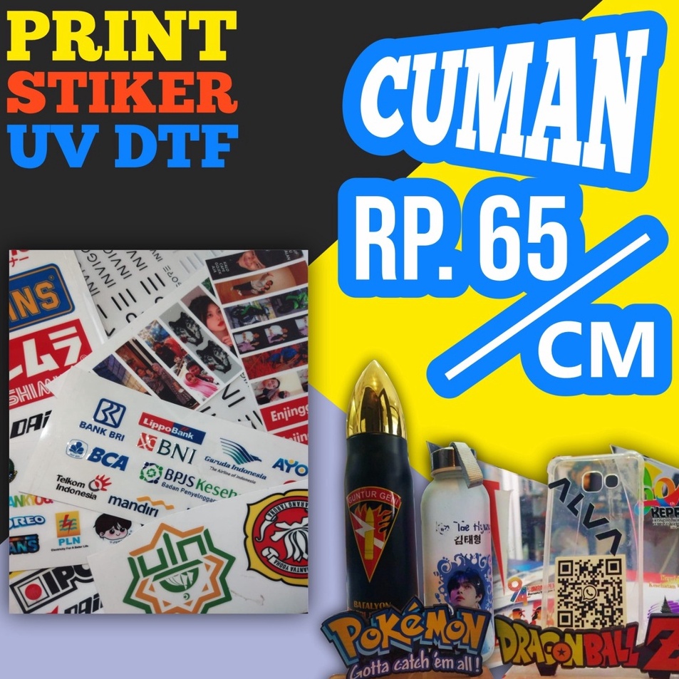 

Klasik STIKER DTF UV CETAK PRINTDECAL KERINGCUTTING STIKER FULL COLOR BISA TIMBUL SOUVENIR