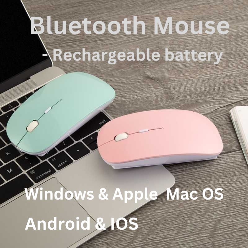 Mouse Bluetooth Untuk Windows, Apple Macbook, Hp Tablet Android dan Apple IPad