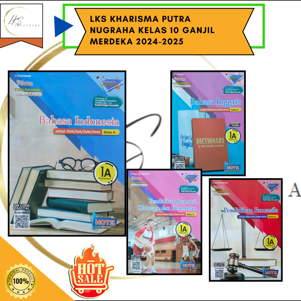 Buku LKS KHARISMA PUTRA NUGRAHA SMA/MA Kelas 10 Merdeka Ganjil 2024/2025 Promo