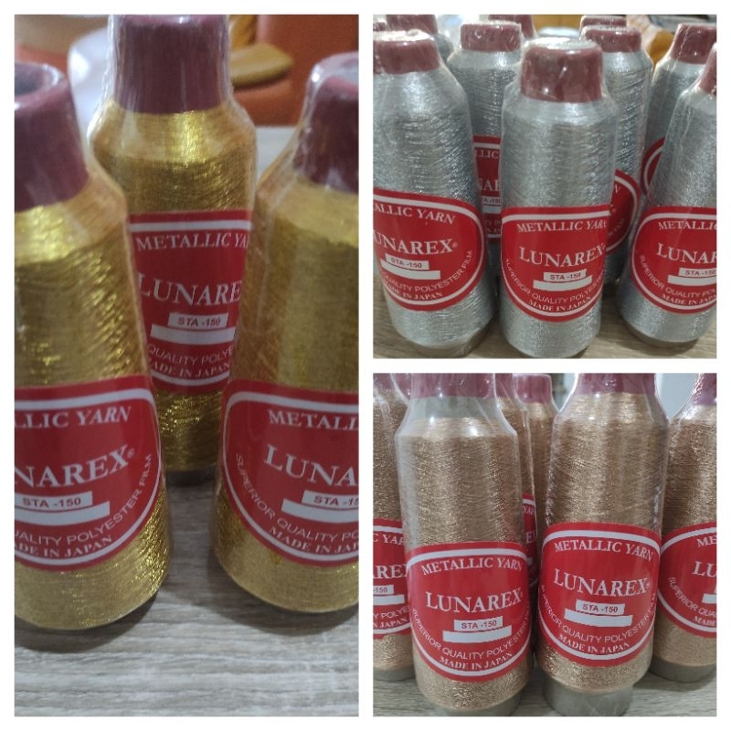 Benang Bordir Lunarex/ benang metalik lunarex