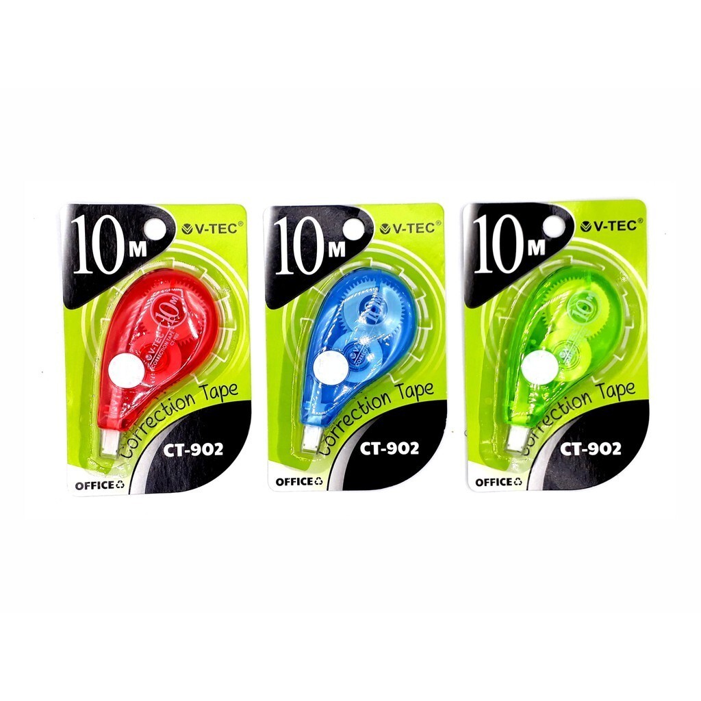 

V-TEC Correction Tape CT-902 / Stipo Kertas / Tipe X 10m