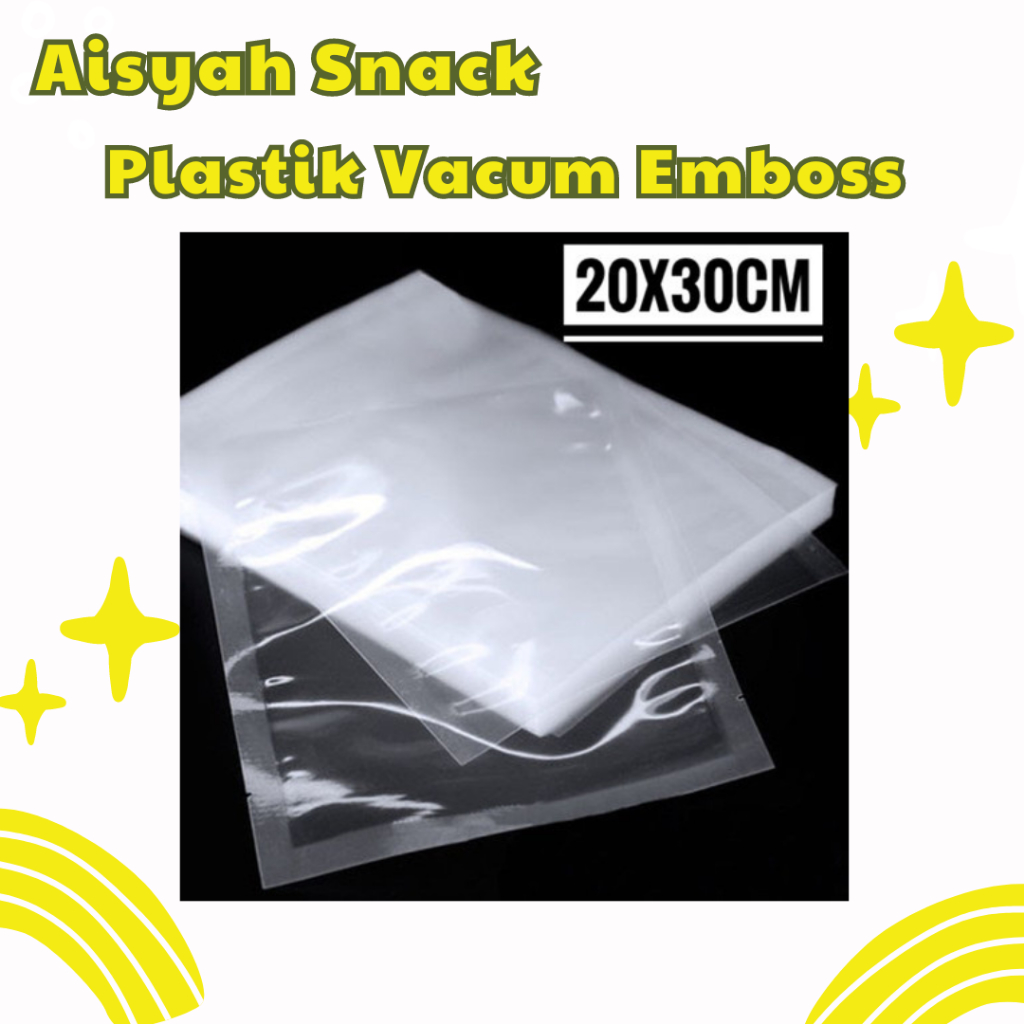 Plastik Vacuum Sealer Emboss ( 20 x30 Cm ) | Plastik Vakum Sealer