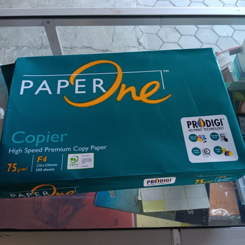 

PaperOne Kertas HVS F4 dan A4 1 Rim Epaper